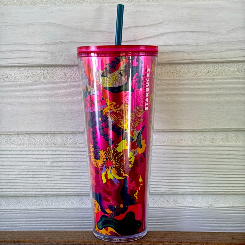 STARBUCKS VENTI 24 ounce Ocean & Forest tumbler Fall 2023